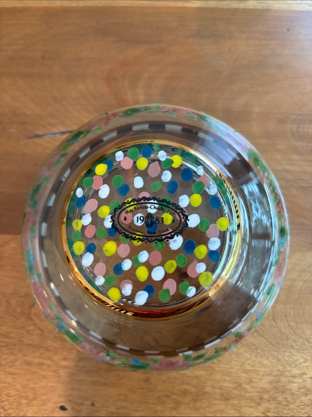 Mackenzie-Childs candy/small trinket bowl - Picture 2 of 3